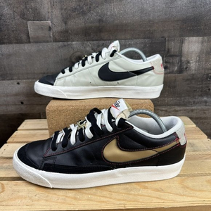 Nike Blazer Low 77 Mens 9.5 Sneakers Shoes Leather Casual Skater PRM DH4370-001‎